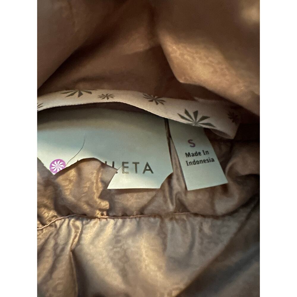 Women S Athleta 929527 Downalicious Goose Down Jacket Asymmetric Zip Puffer Coat - Picture 8 of 8